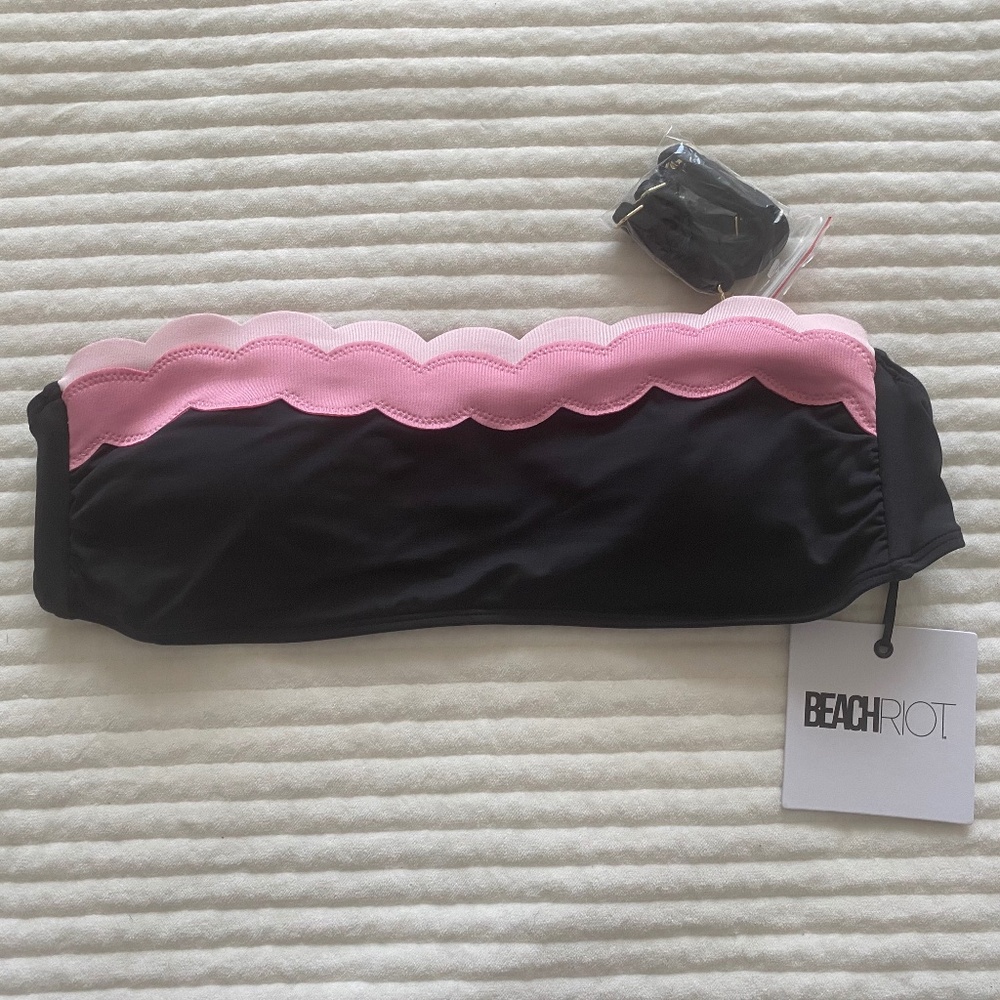 Beach Riot Bandeau Top - Size S - NWT